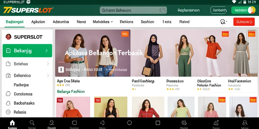 Tampilan antarmuka 77SUPERSLOT yang menarik dan fungsional.