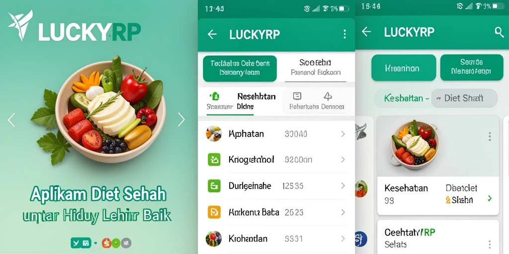 Antarmuka LUCKYRP yang intuitif dan ramah pengguna.