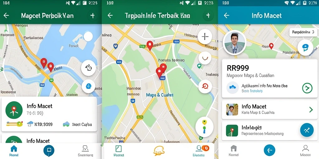 Antarmuka aplikasi Info Macet RR999 yang informatif dan mudah digunakan.