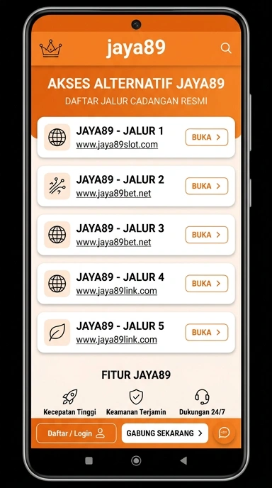 Tampilan link alternatif jaya89